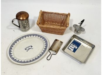 A Vintage Wellesley Serving Platter And More Kitchen Items