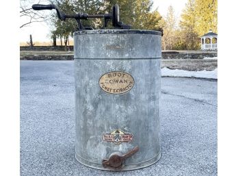 An Antique Root Cowen Honey Extractor