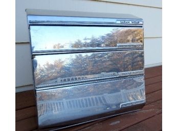 Mid-century Lincoln Beautyware Chromed 4 Slot Kitchen Paper Towel/Wax Paper/ Saran WrapAlum Foil Dispenser