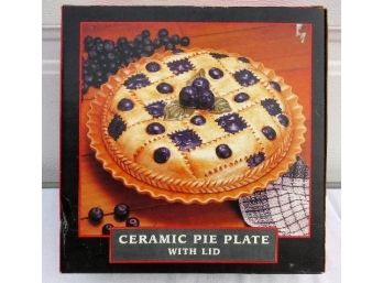 Blueberry Lattice Pie Plate - So Realistic You Wanna Take A Bite