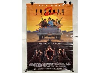 Vintage Rolled One Sheet Movie Store Poster Tremors 2 Aftershocks