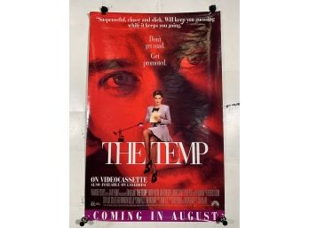 Vintage Rolled One Sheet Movie Store Poster The Temp 1993