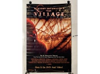 Vintage Rolled One Sheet Movie Store Poster M.Night Shymalan The Village