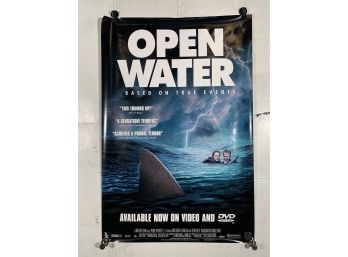 Vintage Rolled One Sheet Movie Store Poster Open Water