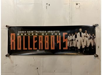 Vintage Rolled One Sheet Movie Store Poster Corey Haim Prayer Of The Rollerboys