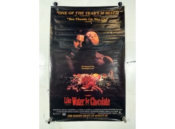 Vintage Rolled One Sheet Movie Store Poster Like Water For Chocolate