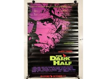 Vintage Rolled One Sheet Movie Store Poster George Romero The Dark Half 1993