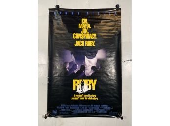 Vintage Rolled One Sheet Movie Store Poster Ruby 1992