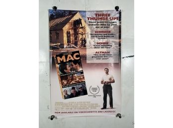 Vintage Rolled One Sheet Movie Store Poster John Turturro Mac