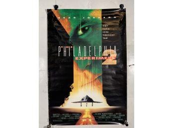 Vintage Rolled One Sheet Movie Store Poster The Philadelphia Experiment 2