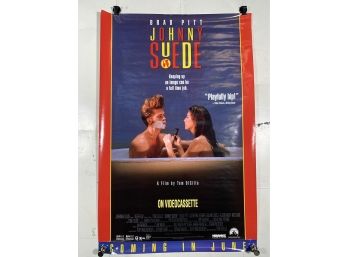 Vintage Rolled One Sheet Movie Store Poster Johnny Suede 1993