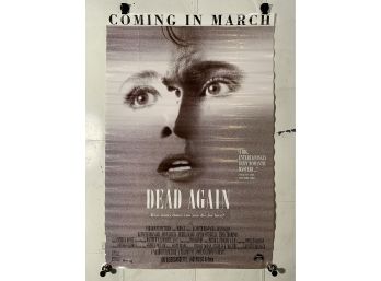 Vintage Rolled One Sheet Movie Store Poster Dead Again