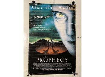 Vintage Rolled One Sheet Movie Store Poster  Christopher Walken In The Prophecy