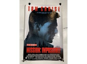 Vintage Rolled One Sheet Movie Store Poster Mission Impossible 1996