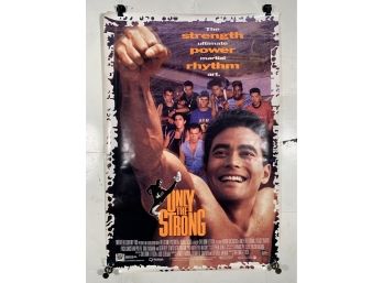 Vintage Rolled One Sheet Movie Store Poster Only The Strong 1993