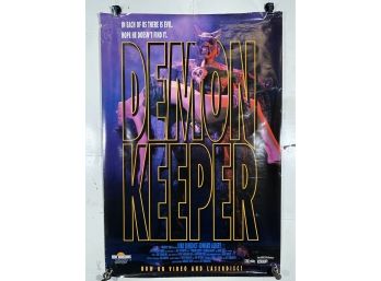 Vintage Rolled One Sheet Movie Store Poster Demon Keeper 1994