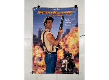 Vintage Rolled One Sheet Movie Store Poster Snakeeater III His Law