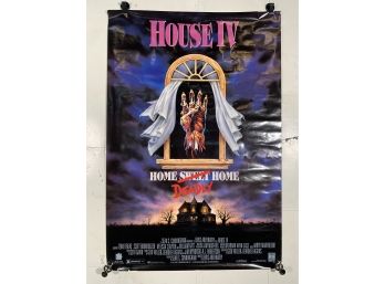 Vintage Rolled One Sheet Movie Store Poster House IV