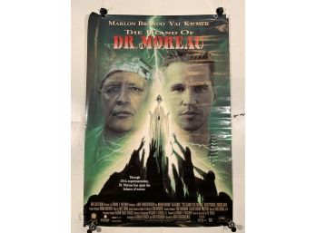 Vintage Rolled One Sheet Movie Store Poster The Island Of Dr Moreau