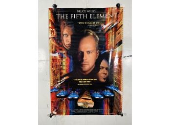 Vintage Rolled One Sheet Movie Store Poster The Fifth Element 1997