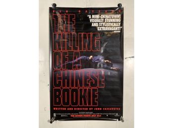 Vintage Rolled One Sheet Movie Store Poster The Killing Of A Chinese Bookie