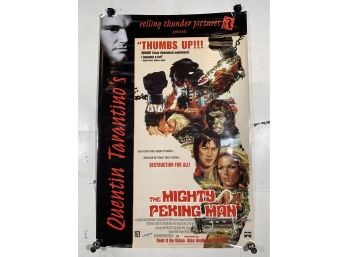 Vintage Rolled One Sheet Movie Store Poster The Mighty Peking Man