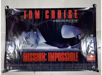 Vintage Rolled One Sheet Movie Store Poster Mission Impossible 1996