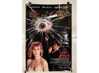 Vintage Rolled One Sheet Movie Store Poster Eyes Of The Beholder 1993