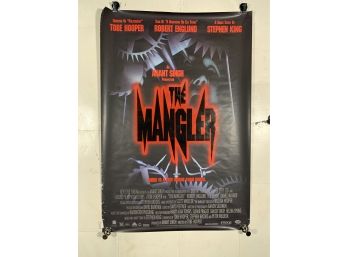 Vintage Rolled One Sheet Movie Store Poster The Mangler 1994