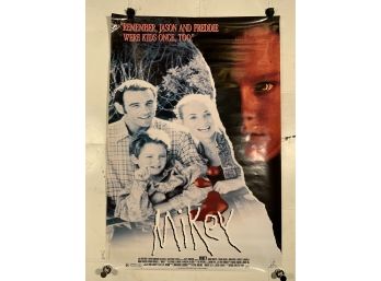 Vintage Rolled One Sheet Movie Store Poster Mikey 1992