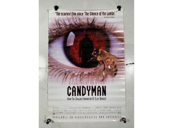 Vintage Rolled One Sheet Movie Store Poster Clive Barker Candyman