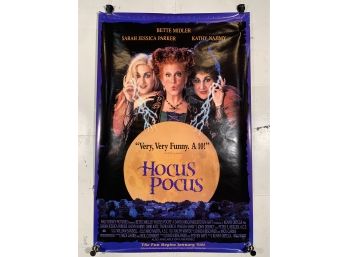 Vintage Rolled One Sheet Movie Store Poster Hocus Pocus