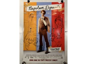 Vintage Rolled One Sheet Movie Store Poster Napoleon Dynamite