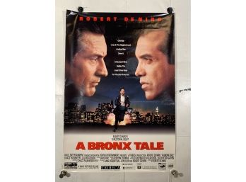 Vintage Rolled One Sheet Movie Store Poster A Bronx Tale