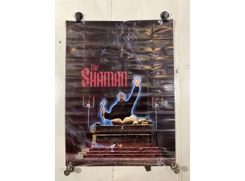 Vintage Rolled One Sheet Movie Store Poster The Shaman