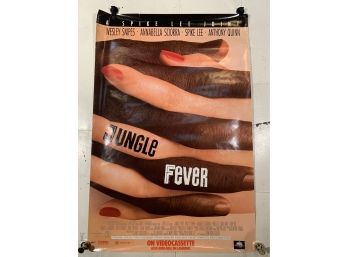 Vintage Rolled One Sheet Movie Store Poster Jungle Fever