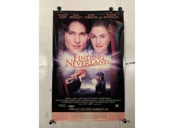 Vintage Rolled One Sheet Movie Store Poster Finding Neverland