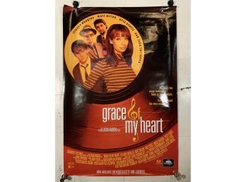 Vintage Rolled One Sheet Movie Store Poster Grace Of My Heart