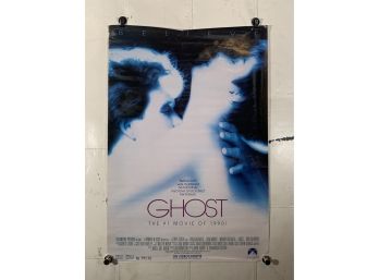 Vintage Rolled One Sheet Movie Store Poster Ghost