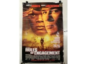 Vintage Rolled One Sheet Movie Store Poster Rules Of Engagement