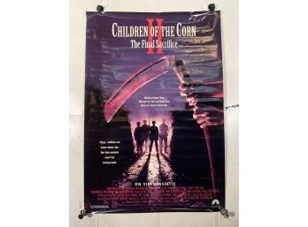 Vintage Rolled One Sheet Movie Store Poster Children Of The Corn II The Final Sacrifice