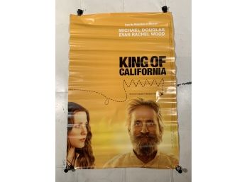 Vintage Rolled One Sheet Movie Store Poster King Of California