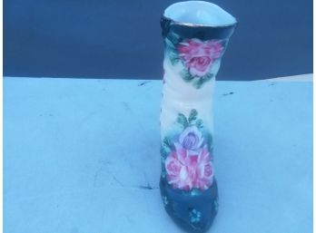 Formalities By Baum Bros. Porcelain Boot Figurine, Floral Design