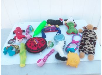 15 Assorted Dog Toys