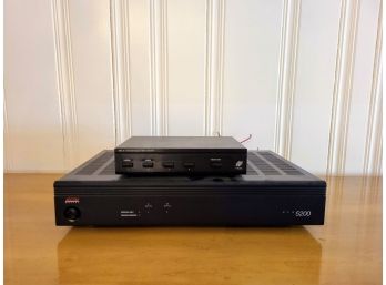 Adcom GFA 5200 Amplifier- Niles Audio Speaker Selector