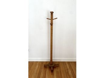 Childrens Size Oak Coat Rack