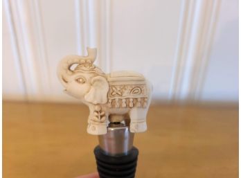 Elephant Wine Bottle Topper