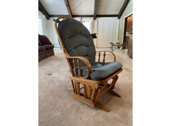 Shermag Glider - Conant Ball  Tufted Upholstered Seat And Back