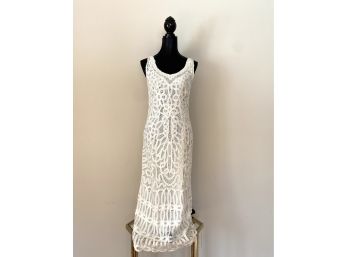 Vintage Carole Little White Lace Dress Size 4