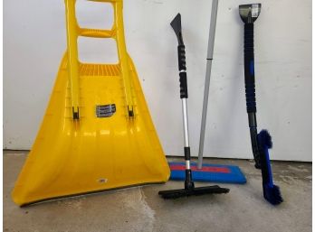 Snow Removal Necessities- Snow Broom- Snow Shovel - Snow Brushes